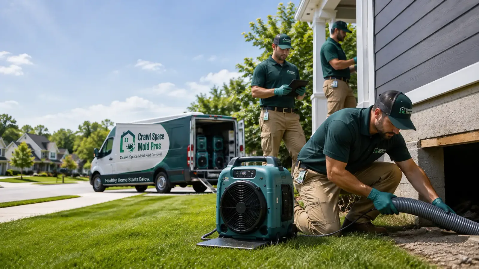 Crawl Space Mold Removal in Westmoreland, KS